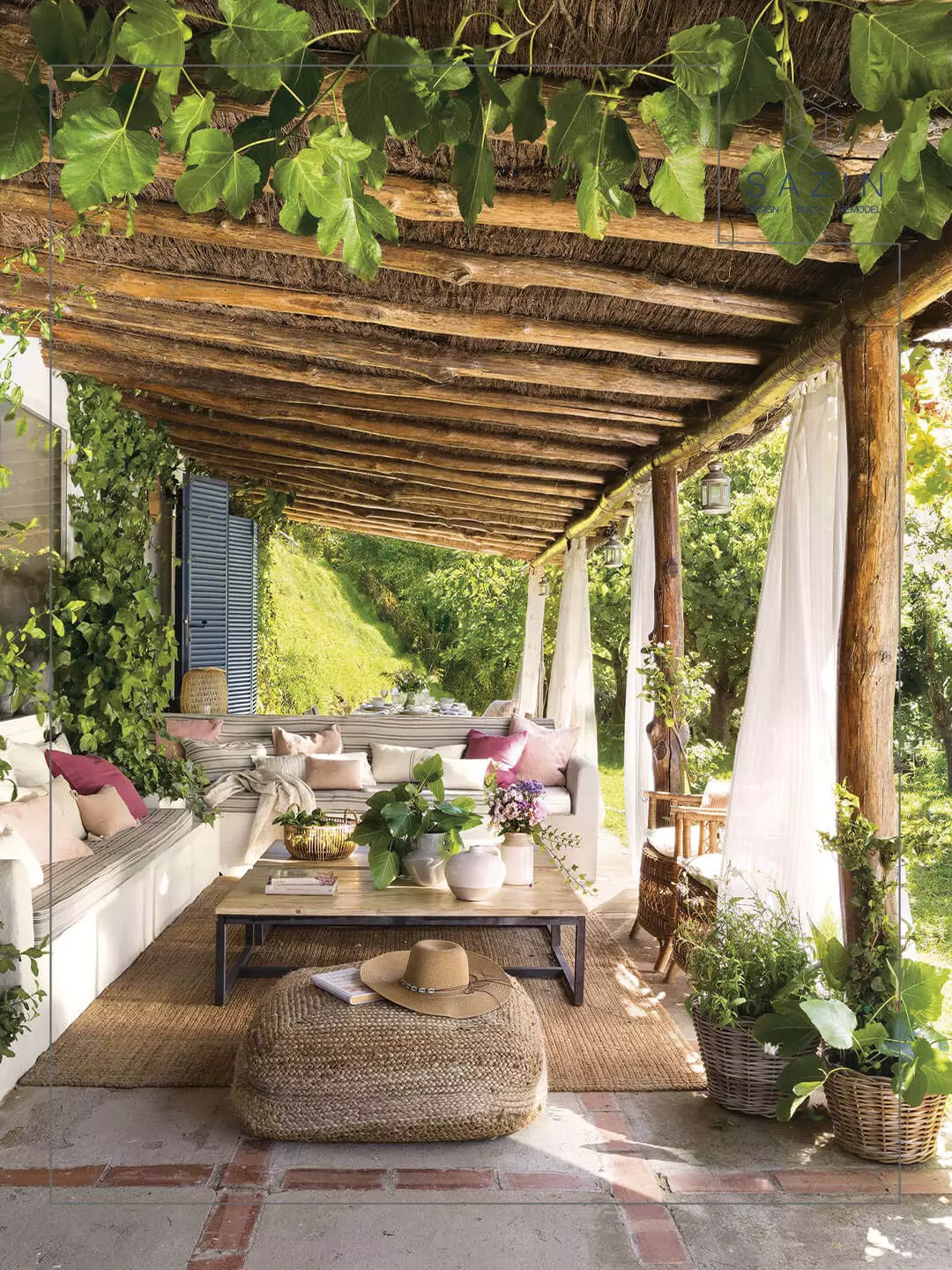 طراحی ایوان خانه ویلایی 8 طراحی ایوان خانه ویلایی