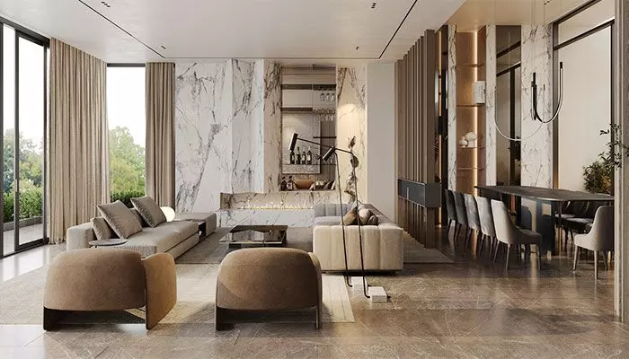 شش ایده زیبا و جذاب برای دکوراسیون داخلی ویلا 4 شش ایده زیبا و جذاب برای دکوراسیون داخلی ویلا