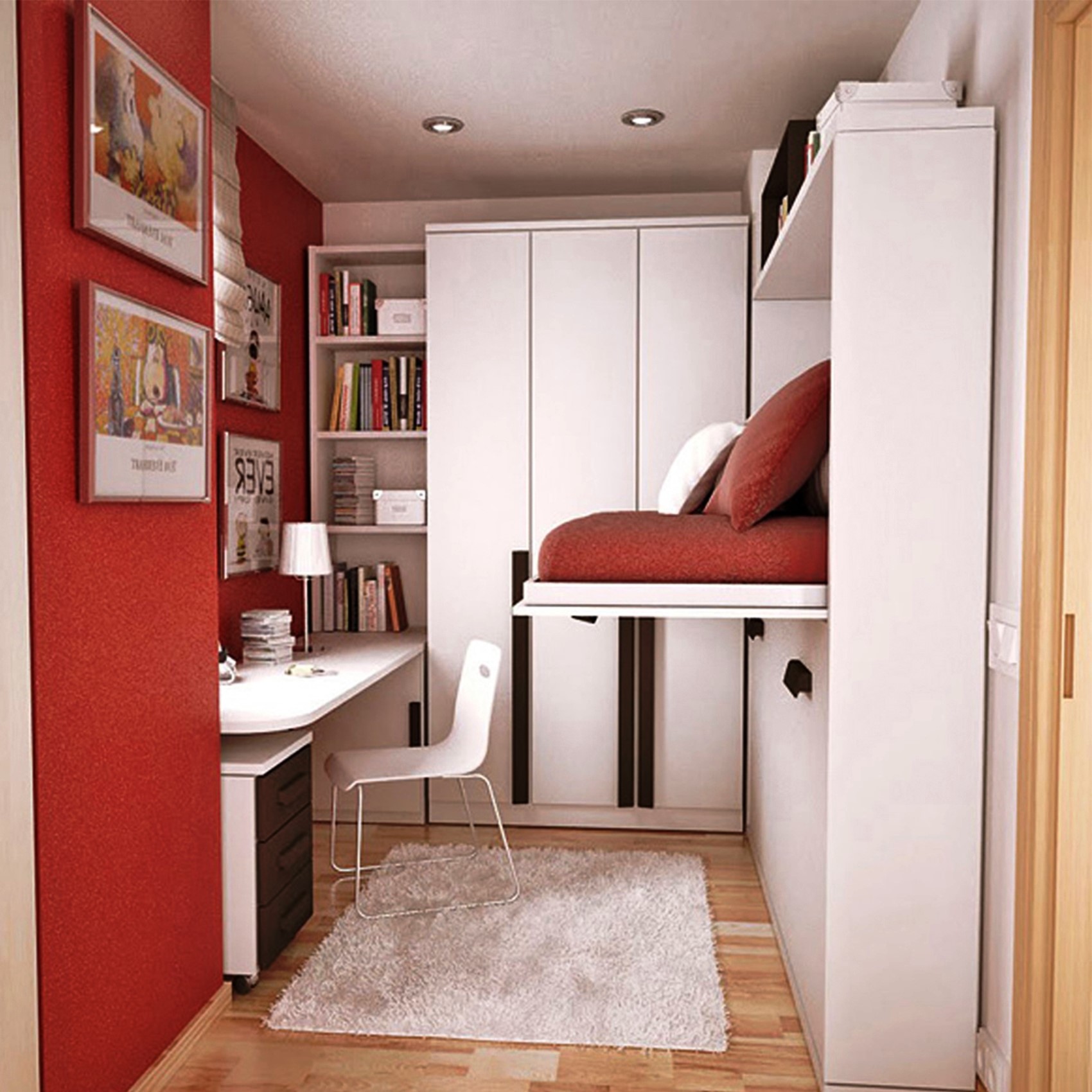 دکوراسیون و چیدمان اتاق خواب کوچک؛ ترفندهای ساده برای استفاده بیشتر از فضا