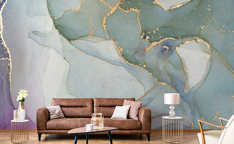 چگونه از کاغذ دیواری در دکوراسیون پذیرایی منزل استفاده کنیم؟ 3 چگونه از کاغذ دیواری در دکوراسیون پذیرایی منزل استفاده کنیم؟