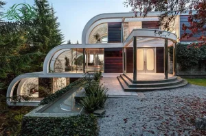 طراحی ویلای شیشهای 2 طراحی ویلای شیشهای