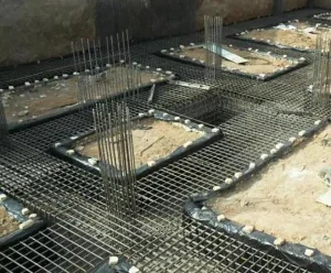 ساخت اسکلت ساختمان از روی فونداسیون