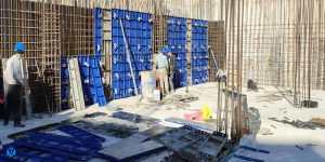 نحوه اجرای دیوار حائل و برشی در سقف عرشه فولادی