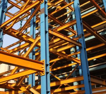 ساخت و اجرای اسکلت فلزی