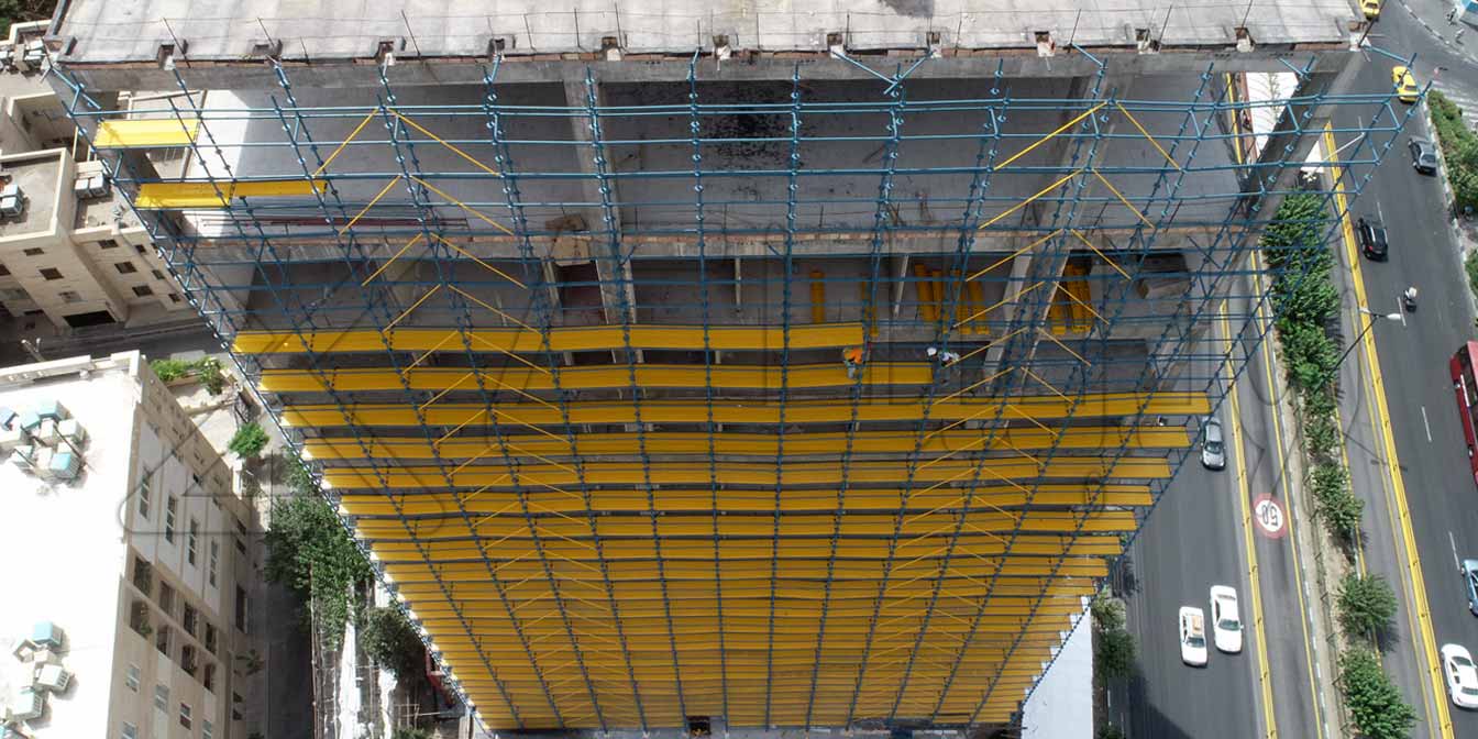 داربست فلزی نما