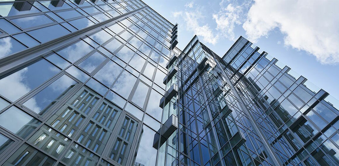 نمای کرتین وال (نمای شیشه ای) 1 نمای کرتین وال (نمای شیشه ای)