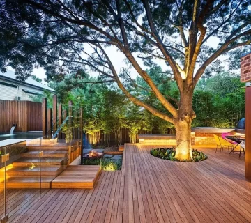 طراحی ایوان خانه ویلایی