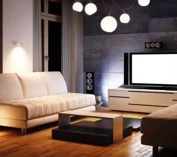 نورپردازی اتاق پذیرایی با ایده های ناب و خلاقانه