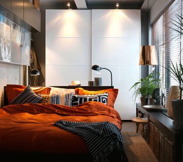 دکوراسیون و چیدمان اتاق خواب کوچک؛ ترفندهای ساده برای استفاده بیشتر از فضا 10 دکوراسیون و چیدمان اتاق خواب کوچک؛ ترفندهای ساده برای استفاده بیشتر از فضا