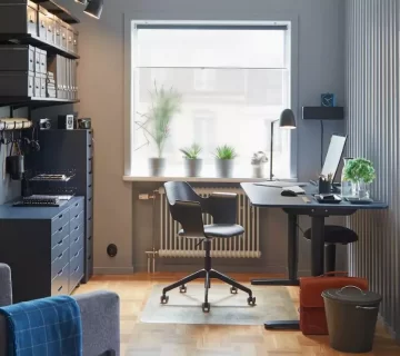 18 ایده‌‌ خلاقانه برای طراحی دفتر کار خانگی