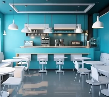 طراحی دکوراسیون داخلی رستوران با ایده های مدرن و امروزی
