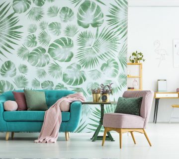 کاربرد کاغذ دیواری در دکوراسیون داخلی 12 کاربرد کاغذ دیواری در دکوراسیون داخلی