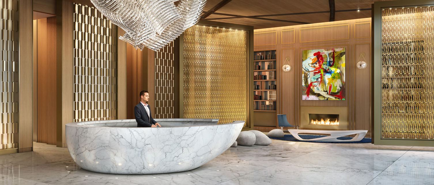 دکوراسیون لابی ساختمان مسکونی چگونه است؟ 1 دکوراسیون لابی ساختمان مسکونی چگونه است؟