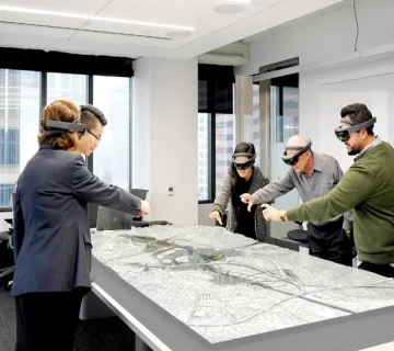 کاربردهای AR و VR در ساخت و ساز