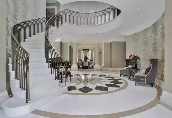 پله گرد بتنی