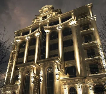 نورپردازی نمای ساختمان چیست و انواع آن 9 نورپردازی نمای ساختمان چیست و انواع آن