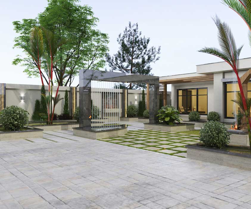 نحوه طراحی باغ ویلای کوچیک چگونه است؟