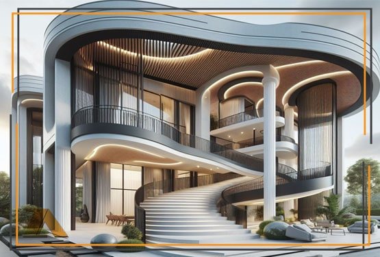 ویژگی های نما در طراحی ویلای مدرن