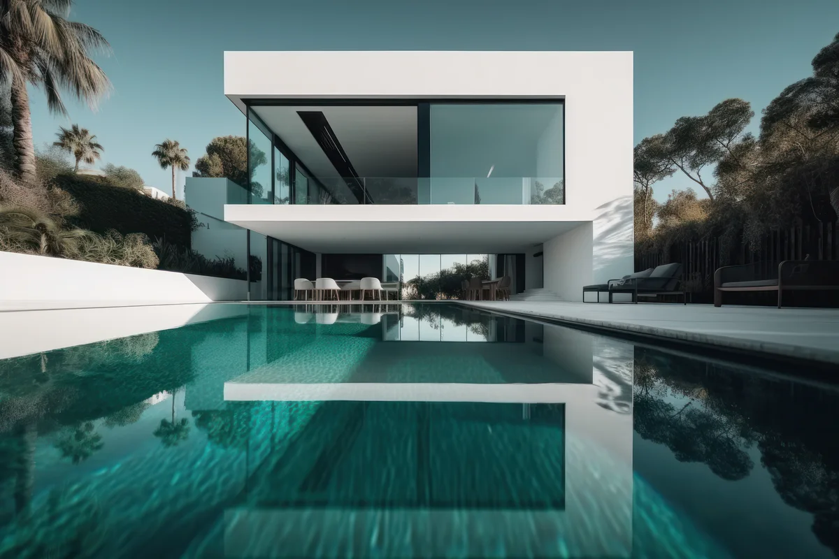 عملکرد در طراحی ویلای مدرن 1 عملکرد در طراحی ویلای مدرن