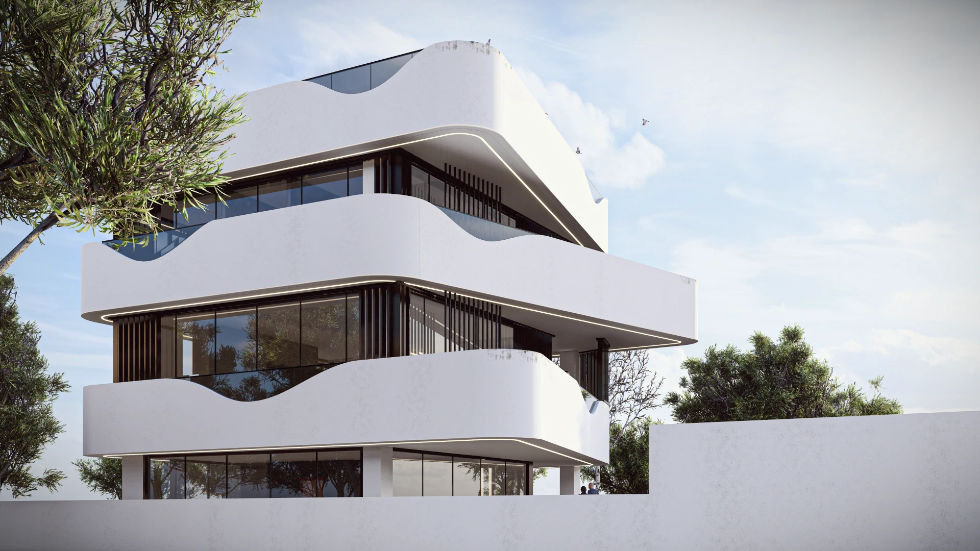 طراحی هوشمند در طراحی ویلای مدرن 1 طراحی هوشمند در طراحی ویلای مدرن