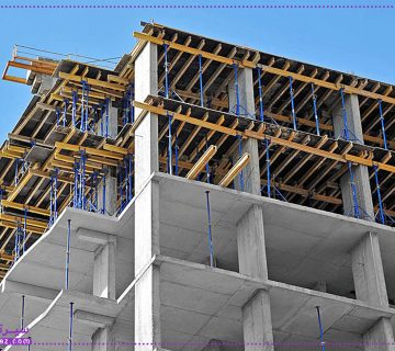 مراحل ساخت بنا با سیستم اسکلت بتنی چیست ؟