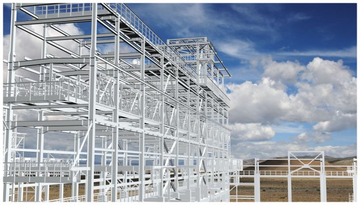 اسکلت فلزی در رشت