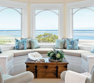 طراحی ایوان به سبک خانه ساحلی