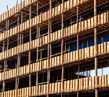 داربست چوبی