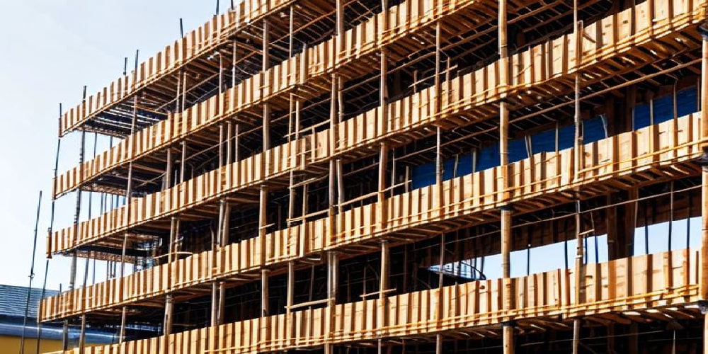 داربست چوبی