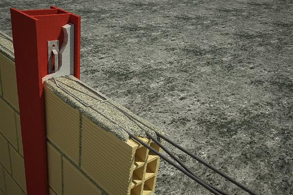 روشهای مهار دیوار غیر سازهای با میلگرد بستر 1 روشهای مهار دیوار غیر سازهای با میلگرد بستر