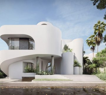 نوع مصالح مورد مصرف در طراحی ویلا مدرن