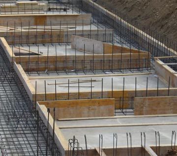 فونداسیون در اسکلت بتنی رشت